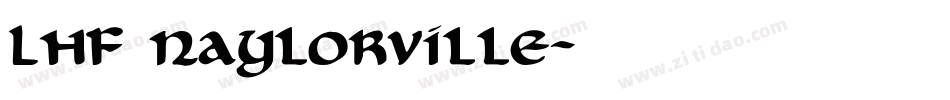 LHF Naylorville字体转换